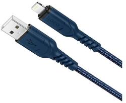 hoco. x59 adatkábel, usb - lightning, 2.4a, gyorstöltő, 100cm, sötétkék, kompatibilis: Apple IPAD 2 / iPhone 5S / IPAD mini 2 (X59_L_BL)