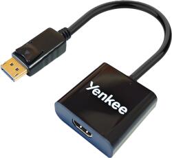 YENKEE DisplayPort HDMI Átalakító Fekete 15cm YVC 03 (YVC 03)