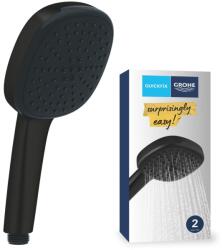 GROHE Dus cu mana GROHE Vitalio Comfort 110 QuickFix Mat Negru 2 tipuri de jet Sistem Anticalcar (269272434)