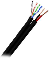  Cablu Utp Cat 5 0.45mm Cupru Cu Alimentare 2x1mm 100m (kab3087) - vexio