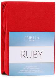 AmeliaHome Lepedő RUBY piros frottír 120-140x200 AmeliaHome