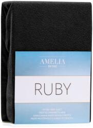  Lepedő RUBY fekete frottír 140-160x200 AmeliaHome