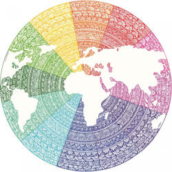 Ravensburger Cerc Mandala 500 piese RVSPA17168 Puzzle
