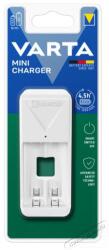 VARTA 57656101451 Mini töltő + 2 db AA 2100 mAh akkumulátor - digitalko