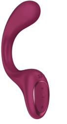 Satisfyer Stimulator Dual G for Goddess 2, 60 Programe Vibratii, Silicon, USB, Rosu, 25 cm Vibrator