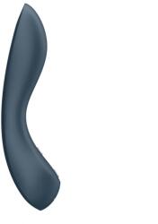 Satisfyer Vibrator G-Spot Wave 4, 12 Moduri Miscari Ondulatorii, Silicon, USB Magnetic, Albastru, 21 cm Vibrator