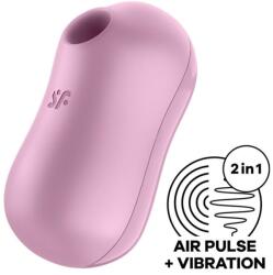 Satisfyer Stimulator Clitoris Cotton Candy Air Pulse+Vibration USb Silicon Lila Vibrator