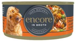 Encore Dog Chicken Breast with Beef Liver and Vegetables in Broth csirke mell marhahús májjal és zöldségekkel húslevesben 156 g