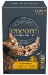 Encore Cat Chicken Selection in Jelly Multipak 5x50 g mix ízek csirkével zselében