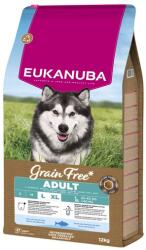 EUKANUBA Grain Free Adult Large Ocean Fish 12 kg gabonamentes felnőtt kutyatáp nagytestű kutyáknak halalapú