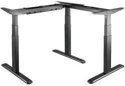 LogiLink Electrically Adjustable Sit-stand Desk Frame, 90 L-shape (EO0016) - Asztalkeret