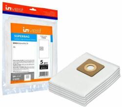 Invest Iz-Bh8S Invest Ipari Bosch Universalvac 15/Advancedvac 20 Kompatibilis Mikroszálas Porzsák 5 db 4 Rétegű (KAT01465) (KAT01465)