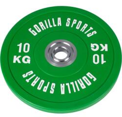 Gorilla Sports Súlytárcsa gumírozott 10 kg (100946-00001-0016) - kokiskashop Súlytárcsa