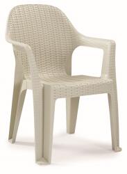 Iris GF-900C Polo Cappucino Műanyag Rattan Karfás Kerti Szék