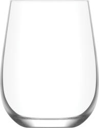 LAV Ivópohár készlet, LAV Gaia, 475 ml, 6 db, 7 x 11, 1 cm, átlátszó, üveg, vízhez és italokhoz, kényelmes fogású (TC8010107)