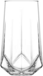 LAV Ivópohár készlet, LAV Valeria, 460 ml, 6 db, 6, 4 × 14 cm, átlátszó, üveg, elegáns kivitel, mindennapi használatra (TC8010157)