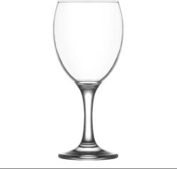 LAV Borospohár készlet, LAV Empire, 340 ml, 6 db, 7, 1 × 18 cm, átlátszó, üveg, vastag száras, masszív kialakítás, mosogatógépben mosható (TC8010102)
