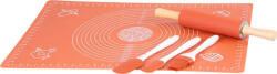Magic home Sütőeszköz készlet, MagicHome, 5 db, 64 × 45 cm sütőszőnyeggel, szilikon, tapadásmentes, spatulákkal, sodrófával, ecsettel (TC801887)