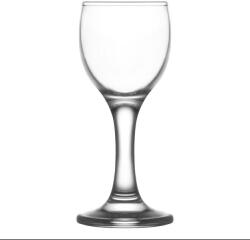 LAV Likőrös pohár készlet, LAV Misket, 55 ml, 6 db, 4, 6 x 11, 2 cm, átlátszó, üveg, talpas, mosogatógépben mosható (TC8010112)