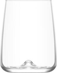 LAV Ivópohár készlet, LAV Terra, 360 ml, 6 db, 6, 4 x 10 cm, átlátszó, üveg, vízhez (TC8010153)