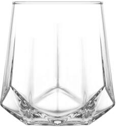 LAV Whiskys pohár készlet, LAV Valeria, 400 ml, 6 db, 7, 2 × 9, 9 cm, átlátszó, üveg, szilárd talp (TC8010145)