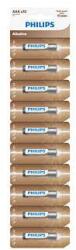 Philips alkáli AAA mini ceruzaelem 10db (LR03AL10S/10) (LR03AL10S/10) (LR03AL10S/10)
