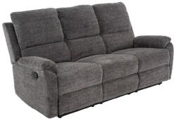 SIGNAL MEBLE Spencer 3 Raven kanapéágy, fekete, szürke