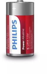 Philips Power Alkaline LR14P2B/10 háztartási elem Egyszer használatos elem C Lúgos (LR14P2B/10) (LR14P2B/10)