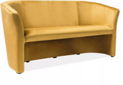 SIGNAL MEBLE TM-3 bársony kanapé, X160, curry