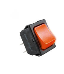 Somogyi Elektronic STV 01 világítós billenőkapcsoló, 2 áramkör - 2 állás, 250 V, 10 A, piros