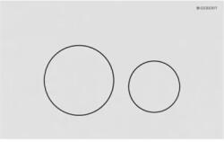 GEBERIT Sigma40 működtetőlap 2 mennyiséges öblítéshez, matt fehér, easy-to-clean bevonatta (GE-115.628.JT.1)