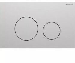 GEBERIT Sigma 40 működtetőlap 2 mennyiséges öblítéshez, szálcsiszolt, easy-to-clean bevonattal (GE-115.628.FW.1)