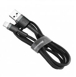 Baseus Cafule USB-A to Lightning adatkábel, töltőkábel, szürke (18W, 1.5A, 1.5m, CALKLF-CG1)