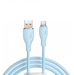 Baseus Pudding Series USB-A to USB-C adatkábel, töltőkábel, kék (100W, 5A, 1.2m, P10355703311-00)