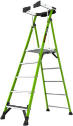 Little Giant Ladder Стълба с платформа от фибростъкло Little Giant Fortress 5 стъпала и защитно ограждение (19305EN)