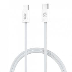 XO Cablu USB 2.0 type C la USB type C 60W 1m brodat Alb, XO NB-Q273 (XO-NB-Q273)
