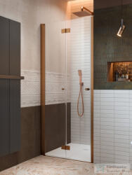 Radaway Nes DWB 80 zuhanyajtó, szálcsiszolt réz profil, balos 10029080-93-01L (10029080-93-01L)