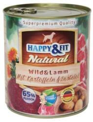 Happy&Fit felnőtt, vad, bárány, burgonya - 6x800 g