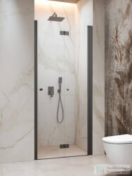 Radaway Nes DWB 90 zuhanyajtó, szálcsiszolt fegyvermetál profil, jobbos 10029090-92-01R (10029090-92-01R)