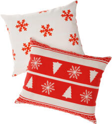  2 darab párnahuzat szett KARÁCSONYI SZARVAS ÉS FENYŐFA 40x50 cm