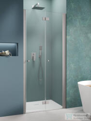 Radaway Nes DWB 90 zuhanyajtó, szálcsiszolt króm profil, jobbos 10029090-91-01R (10029090-91-01R)