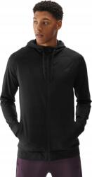 4F Férfi Pulóver, Size 2XL, fekete, 4FDry technológia, állítható kapucnival (4FWAW24TFSWM403-20S-XXL)