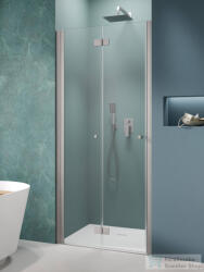 Radaway Nes DWB 90 zuhanyajtó, szálcsiszolt króm profil, balos 10029090-91-01L (10029090-91-01L)