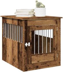 vidaXL kutya láda bútor Régi fa 64, 5x80x71 cm Gépelt fa (857645)