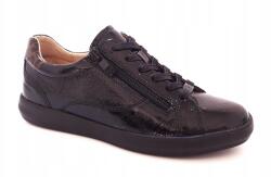 Caprice lakkozott bőr női sportcipő, fekete, Size 38, 5 (9-23762)