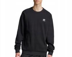Adidas Trefoil Essentials Crewneck JD2412 férfi pulóver, fekete, pamut, kerek nyakkivágás (JD2412)