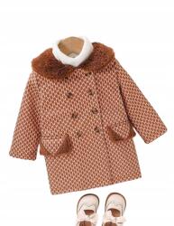 Shein 92 Elegáns Hosszú Kabát Nyomott Mintával