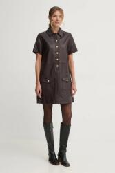 Tommy Hilfiger bőrruha - burgundia 36