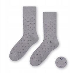 Steven férfi öltöny zokni, szürke, Size 39/41 (skarpetki męskie garniturowe bawełna)