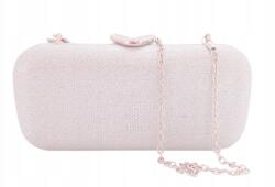 G&T Ezüst merev női kézitáska, puzder, alkalmi viselethez (KD688010)